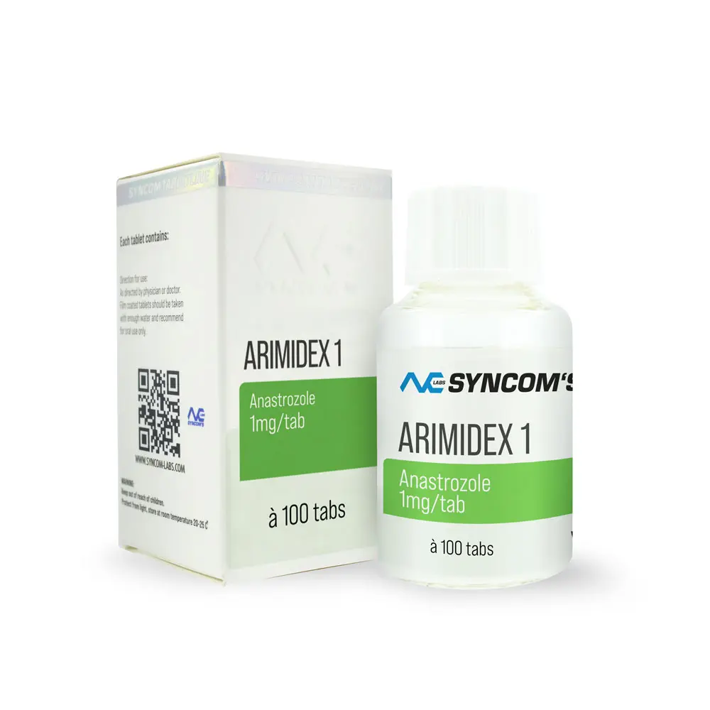 Anastrozole – Arimidex [1mg/100tabs] | Syncom Labs