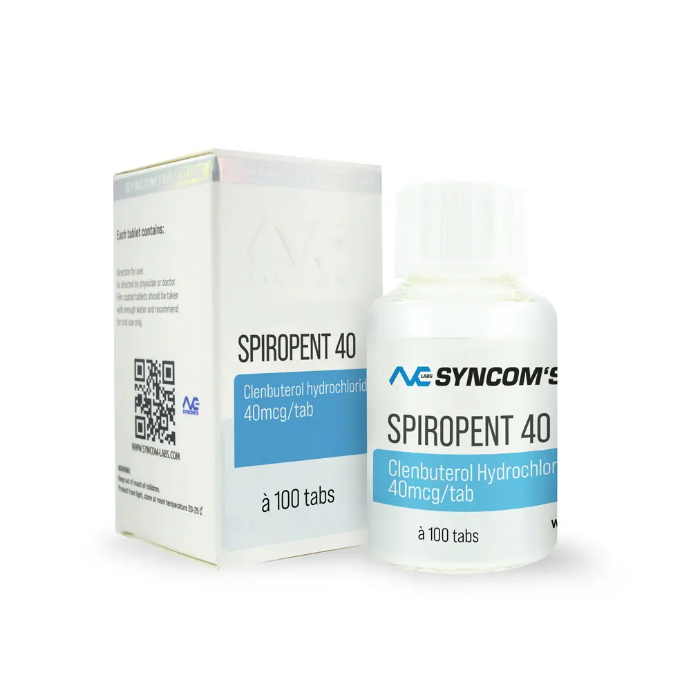 Clenbuterol – Spiropent [40mcg/100tabs] | Syncom Labs